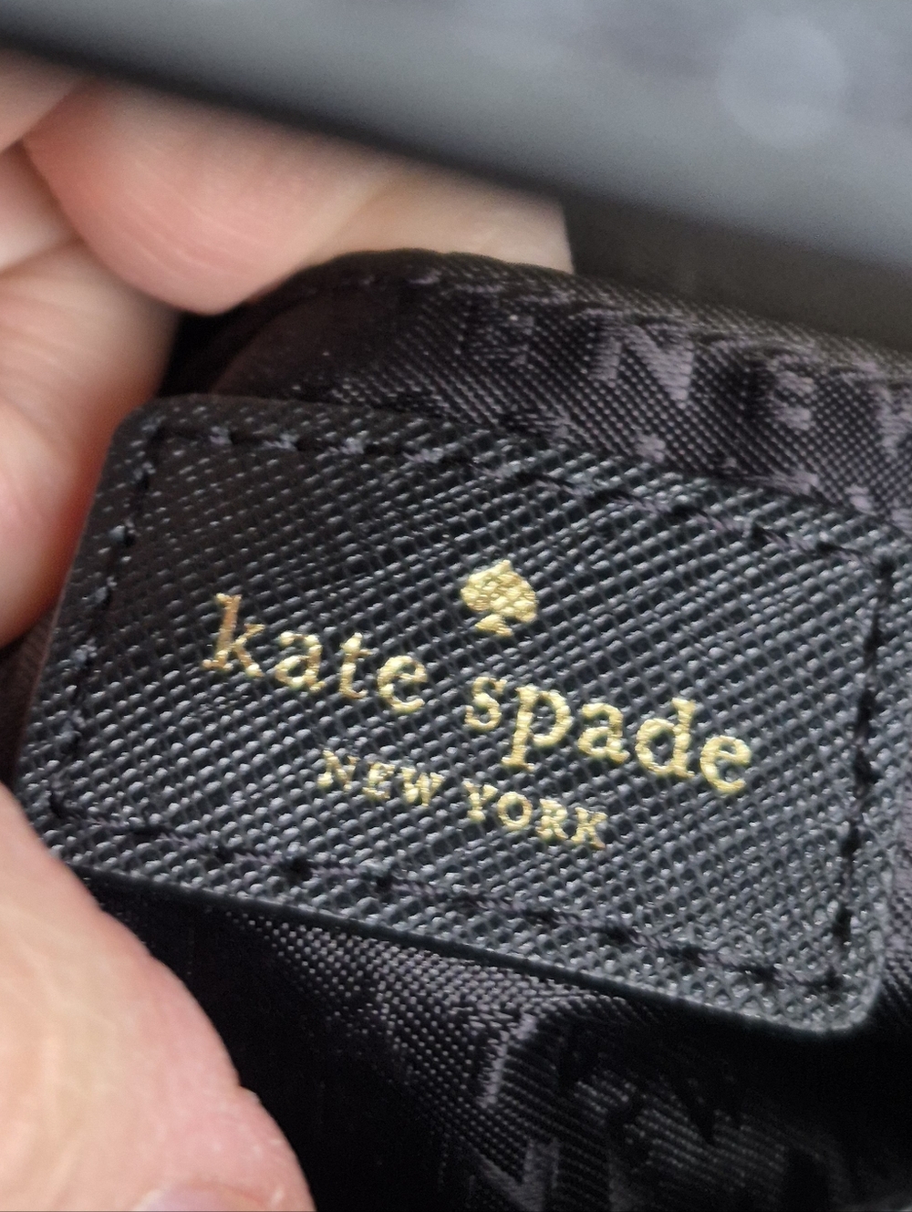 Kate Spade Laurel Way Mini Alisanne Black Leather Crossbody Bag / Purse - Picture 10 of 16